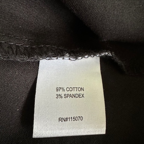 WOMEN'S LEMMIE FOR NINA LEONARD FRONT BUTTON BLACK DRESS WITH BELT,  SIZE: 8. - Picture 12 of 13